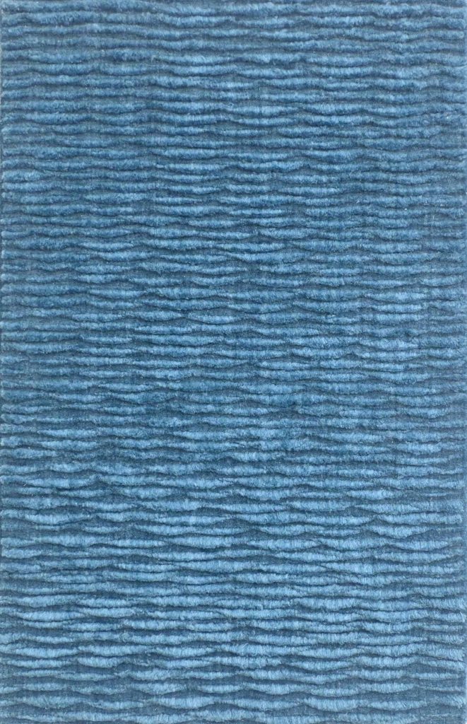Waves (Navy) Wool