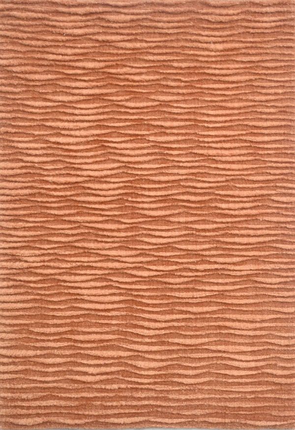 Waves (Orange) Wool
